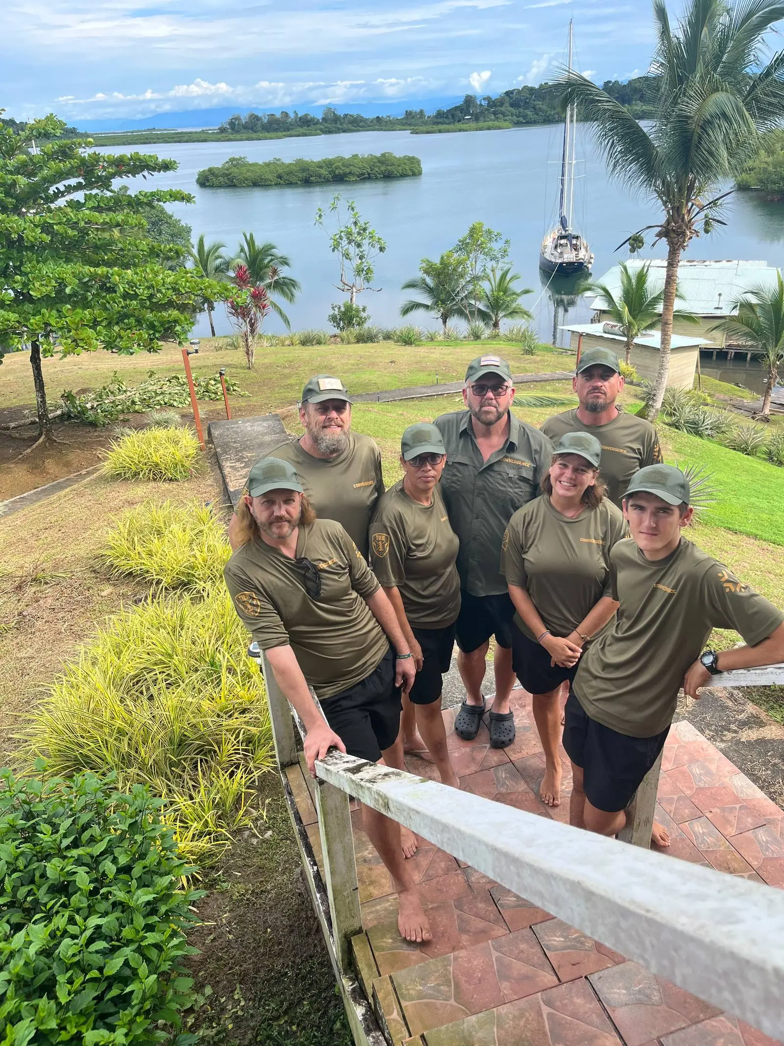 The Convergence team at the Retreat & Wellness Center in Bocas del Toro, Panama